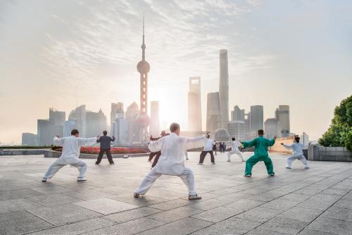 Tai-chi à Shanghai