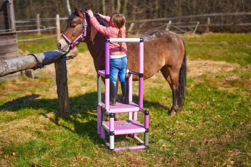 Mädchen mit Pferd